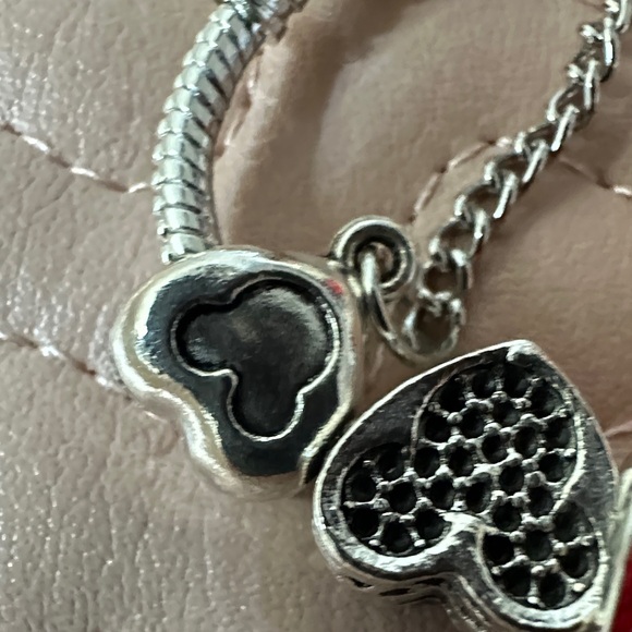 Bracelet Silver Stainless Steel Charm Bracelet - Picture 5 of 9